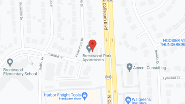Brentwood Senior Apartments in google map