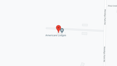 Map of the neighborhood around Wendigo Pines Assisted Living