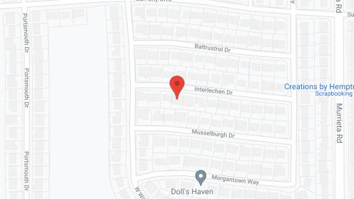 Map of the neighborhood around Doll's Haven
