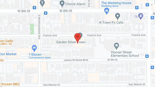 Map of the neighborhood around Garden Silver Town