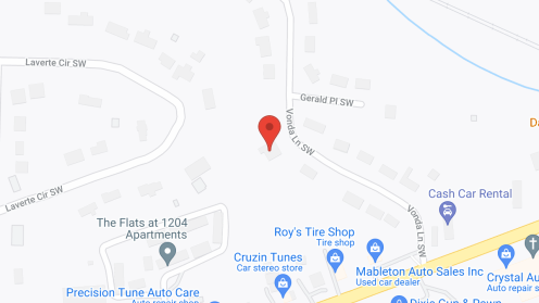 Map of the neighborhood around St. Benedict Personal Care Home