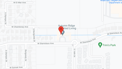 Map of the neighborhood around Autumn Ridge