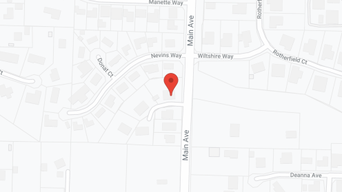 Map of the neighborhood around Chateau Claire