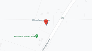 Milton Senior Living in google map