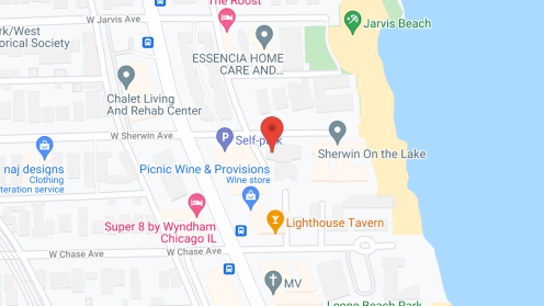 Map of the neighborhood around Levy House