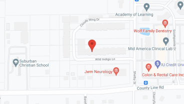 Brookhaven at County Line in google map