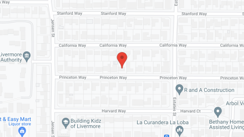 Map of the neighborhood around Valleycrest Home