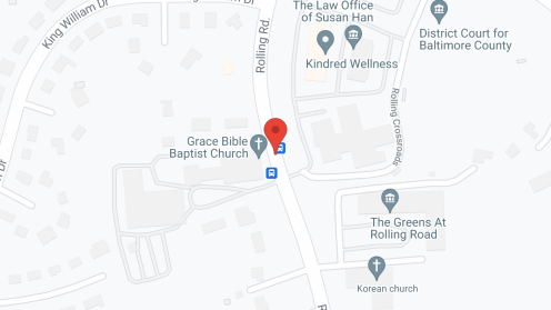 Map of the neighborhood around The Greens at Rolling Road