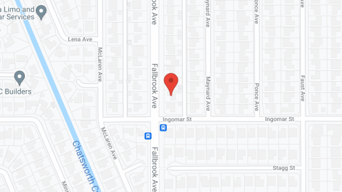 Map of the neighborhood around Fallbrook Manor