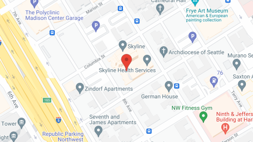 Map of the neighborhood around Skyline Health Services