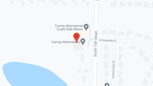 Map of the neighborhood around Creek Side Manor