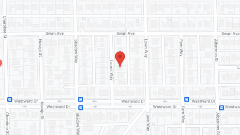 Map of the neighborhood around Buddy's Place