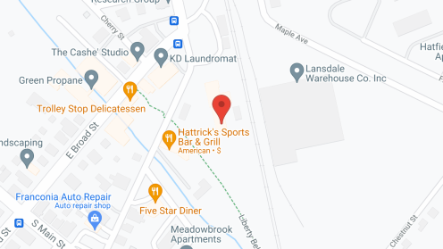 Map of the neighborhood around Paradise Manor