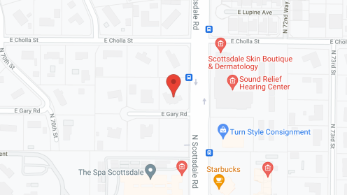 Map of the neighborhood around The Sanctuary of Cholla