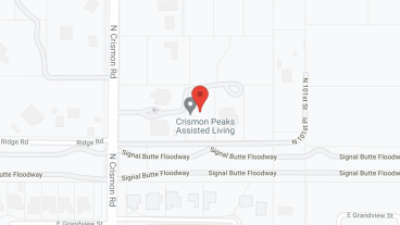 Crismon Peaks Assisted and Independent Living in google map