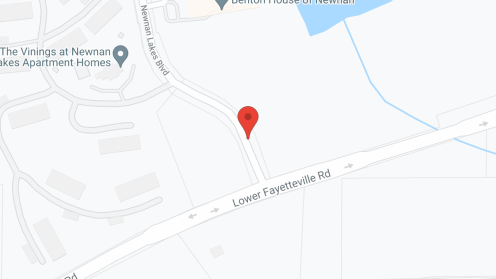 Map of the neighborhood around Benton House of Newnan Lakes
