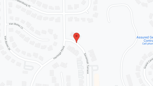 Map of the neighborhood around Twin Oaks at Heritage Pointe