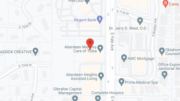 Aberdeen Memory Care of Tulsa in google map
