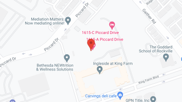 Ingleside at King Farm, a CCRC in google map