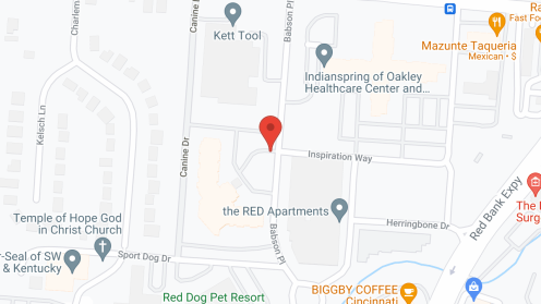 Map of the neighborhood around Barrington of Oakley