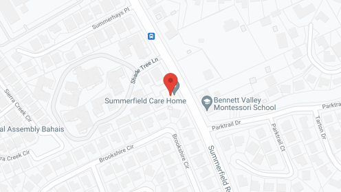 Map of the neighborhood around Summerfield Care Home