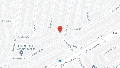 Map of the neighborhood around Folsom Care