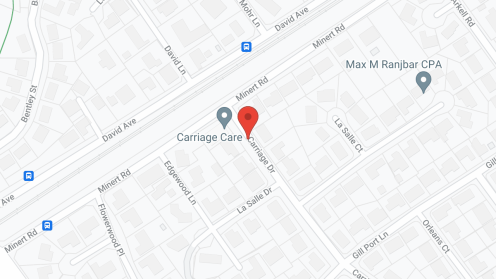 Map of the neighborhood around Carriage Care
