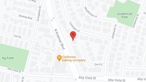 Map of the neighborhood around Arcene Guest Home I