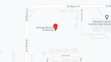 Heritage Woods of Sterling in google map
