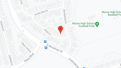 Map of the neighborhood around St. Joseph Divine Care