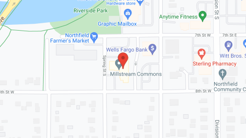 Map of the neighborhood around Millstream Commons
