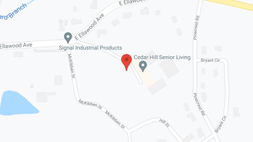 Cedar Hill Senior Living in google map