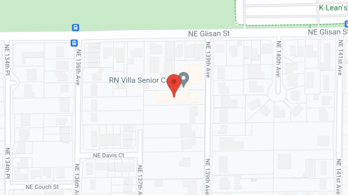 Map of the neighborhood around RN Villa Senior Care Community