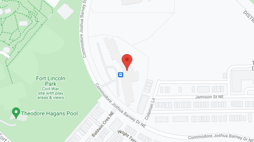 Map of the neighborhood around Wesley House Senior Apartments