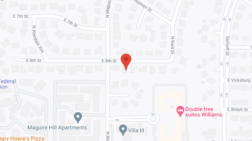 Map of the neighborhood around Gentlemen's Inn I