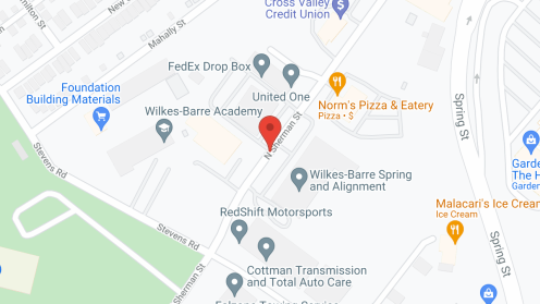 Map of the neighborhood around North Penn Manor