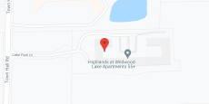 Highlands at Wildwood Lake Apartments 55+ in google map