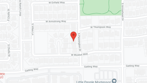Map of the neighborhood around Desert Sunshine II