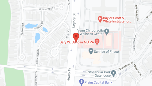 Map of the neighborhood around Sunrise of Frisco