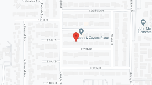 Map of the neighborhood around Bubbe and Zayde's Place IV
