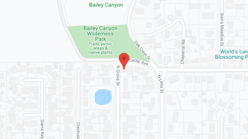 Map of the neighborhood around The Carter Place