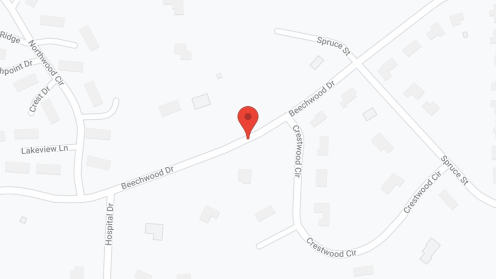 Map of the neighborhood around Northwood Meadows