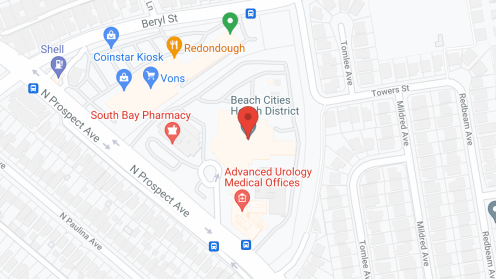 Map of the neighborhood around Silverado Beach Cities