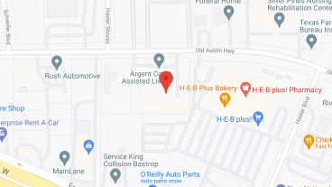 Argent Court Bastrop in google map
