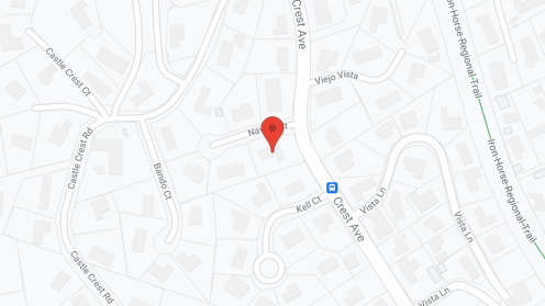 Map of the neighborhood around Villa Vietri