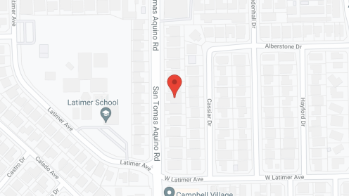 Map of the neighborhood around Evergreen Home Facilities
