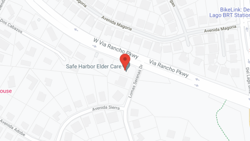 Map of the neighborhood around Lomas Serenas Residential