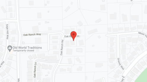 Map of the neighborhood around Oak Ranch House