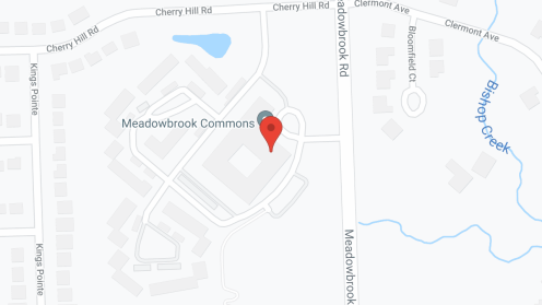 Map of the neighborhood around Meadowbrook Commons