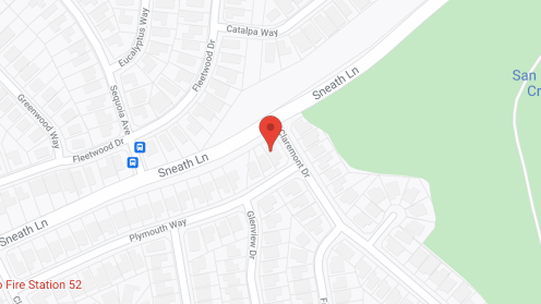 Map of the neighborhood around Home at Crestmoor